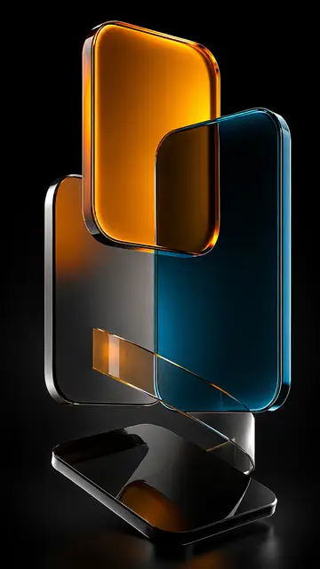 Glass Wallpaper — abstract wallpaper
